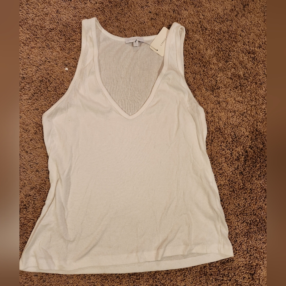 Beyond Yoga rib jersey take the plunge v-neck tank